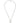 Collana Interlocking L 55CM Argento