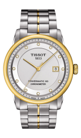 Tissot T0864082203600 LUXURY/GR/COSC/BICO/SILVER DIAL+DIAM 