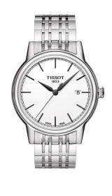 Tissot T0854101101100 CARSON/GR/Q/STEEL/WHITE DIAL 