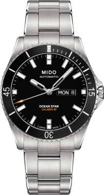 Mido M0264301105100 OCEAN STAR CAPTAIN Stainless steel bracelet / black dial 