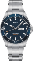 Mido M0264301104100 OCEAN STAR CAPTAIN Stainless steel bracelet / blue dial 