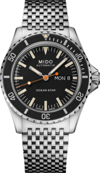 Mido M0268301105100 OCEAN STAR TRIBUTE  Leather / black dial 