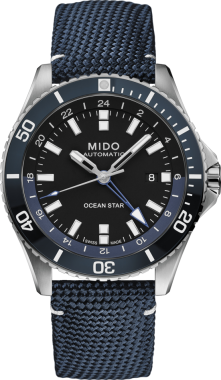 Mido M0266291705100 Ocean Star GMT Textile / black dial 