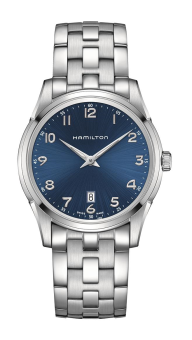 Hamilton H38511143 Jazzmaster Thinline 42mm Qtz Blue / Bracelet 
