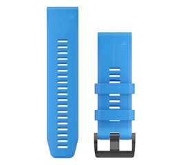 Garmin 010-12741-02 26mm in silicone CYAN BLUE (blu ciano) QuickFit 
