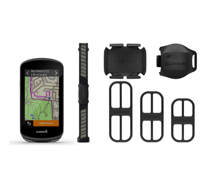 Garmin 010-02424-11 Edge 1030 Plus GPS Bundle, con Fascia Cardio Premium Soft St 