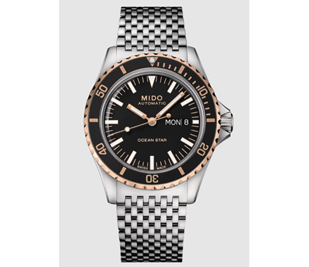 Mido M0268302105100 OCEAN STAR TRIBUTE  Stainless steel bracelet / black dial 