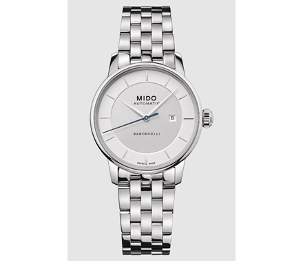 Mido M0372071103100 BARONCELLI SIGNATURE LADY|steel/white dial 
