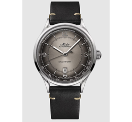 Mido M0404071606000 Multifort Patrimony Leather / anthracite dial 