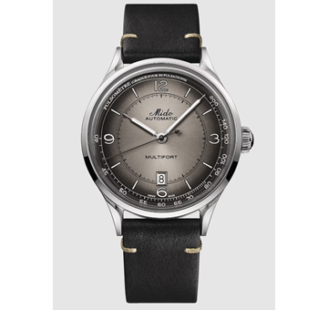 Mido M0404071606000 MULTIFORT Patrimony|Leather/anthracite dial 