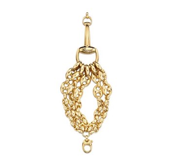 Gucci Gioielli YBA157334001018 Bracciale Horsebit Marina Chain Yellow Gold 