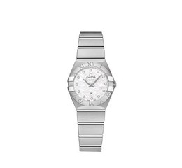 Omega O12310246055004 Constellation S Steel Mother of Pearl 12D 