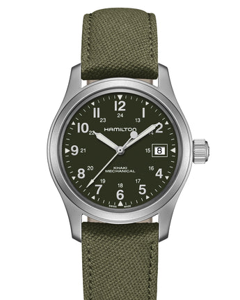 Khaki Field Mechanical - Green Canvas - H50 Movement
