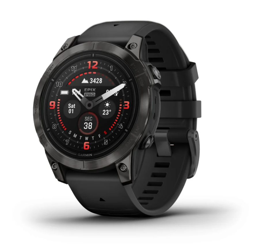 Epix 2 Pro 47mm Carbon Gray Dlc Titanium Cint Silicon