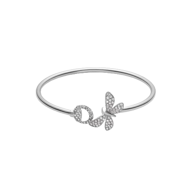 Bracciale Flora BANGLE White Gold&Diamonds