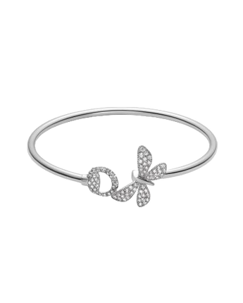 Bracciale Flora BANGLE White Gold&Diamonds