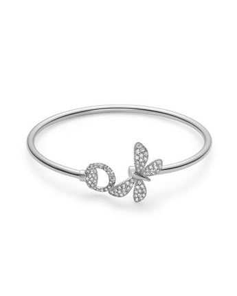 Bracciale Flora BANGLE White Gold&Diamonds