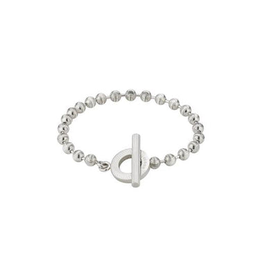 Bracciale Boule STRIPED CLASP Argento