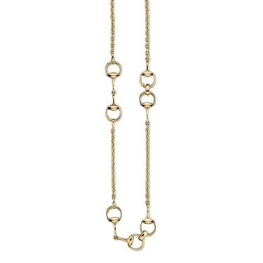 Collana Horsebit 90CM Yellow Gold