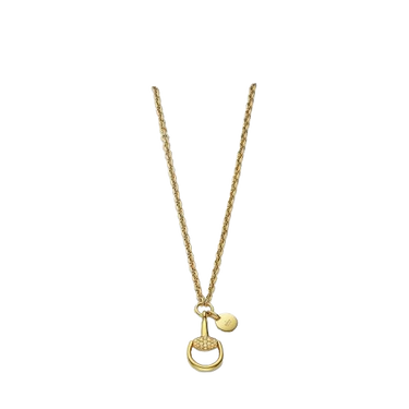 Collana Horsebit 45CM Yellow Gold&BRN Diamonds