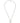 Collana Interlocking L 55CM Argento