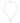 Collana Interlocking M 45CM Argento