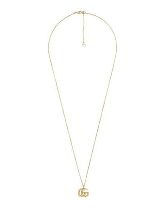 Collana Running G 17.5MM Pendent GG Yellow Gold