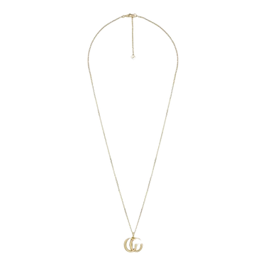 Collana Running G 23MM Pendent GG Yellow Gold