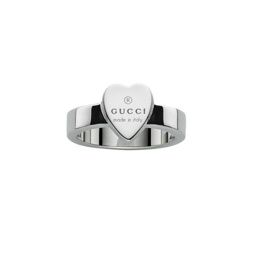 Anello TRADEMARK THIN HEART argento