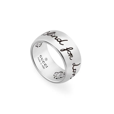 Anello Blind For Love 9MM Black Argento