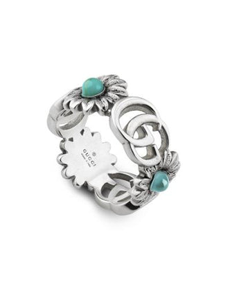 Anello MARMONT argento MadrePerla Topazio Resina