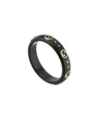 ICON Anello OroGiallo Nero