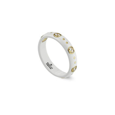 ICON Anello OroGiallo Zirconia Bianca