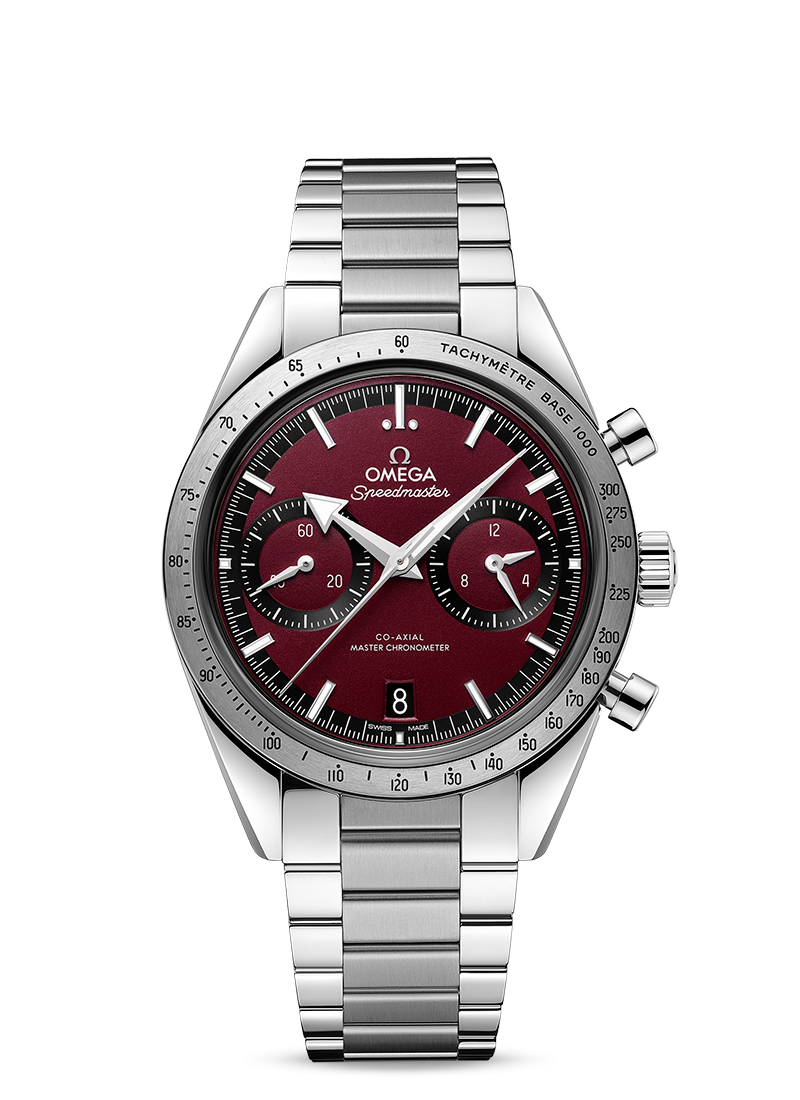 Speedmaster 1957 Bordeaux Steel meccanico