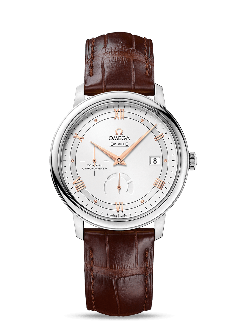 DeVille Leather Silver PWR Roman Numbers